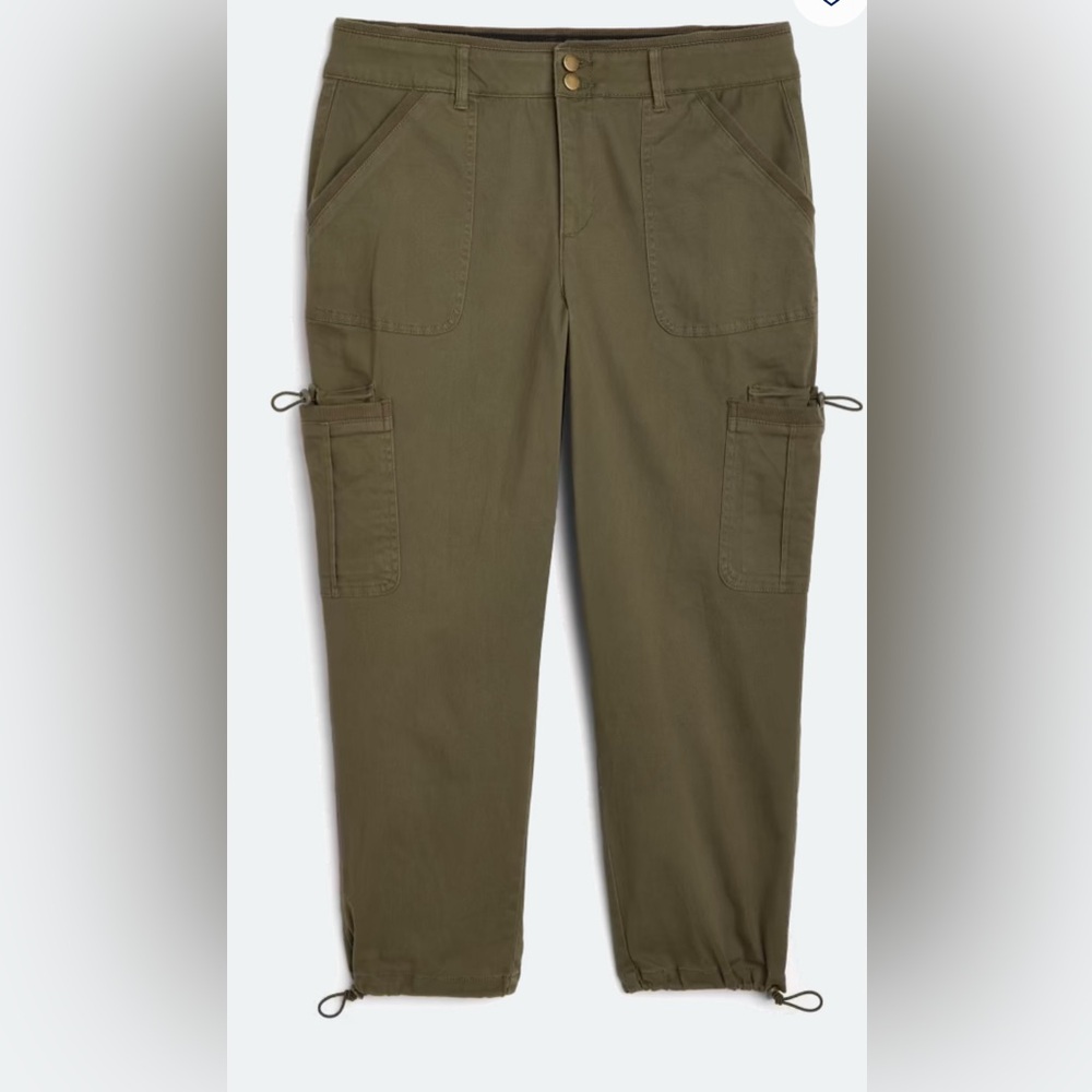 Absolution Sky Rise Utility Elactic Hem Olive Green Pants